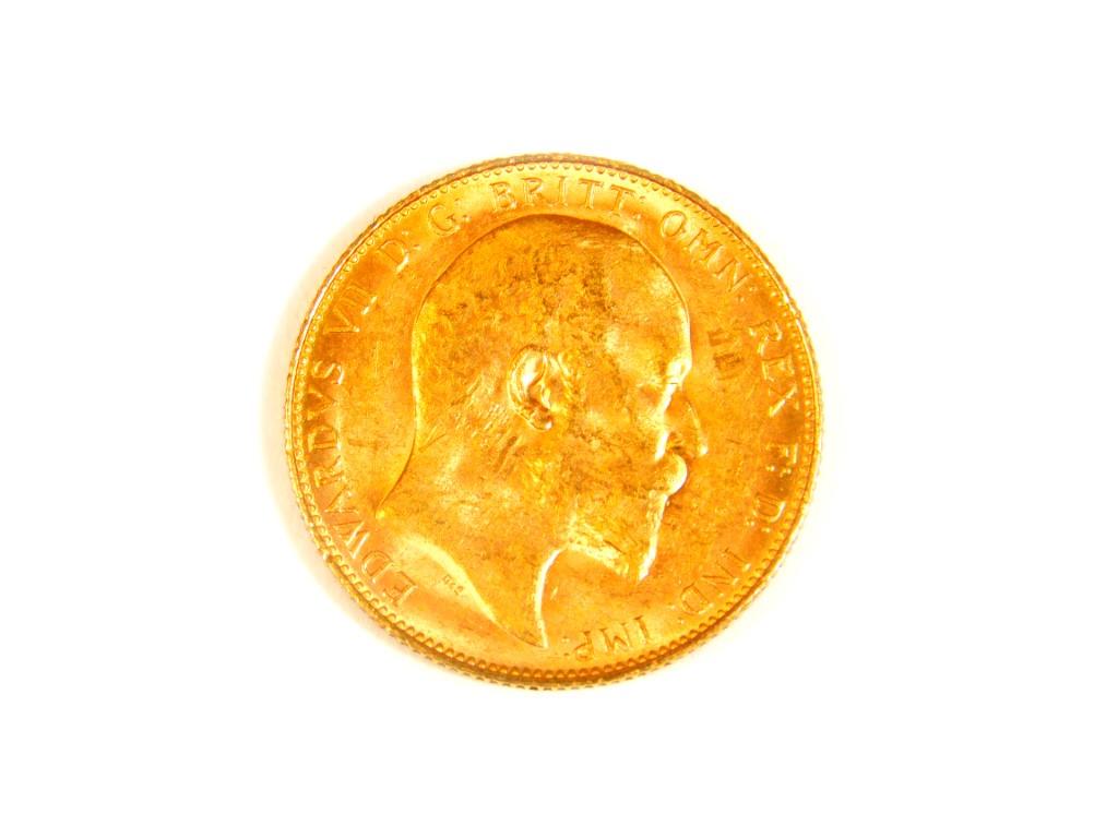 An Edward VII gold full sovereign, 1908. - Image 2 of 2