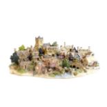 Jane Hart Danbury Mint cottage groups, comprising of four Cotswold Village groups, 13cm W. (4, boxed