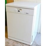 A Miele Immer Besser dishwasher, 85cm H, 60cm W, 61cm D.