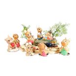 Various Pendelfin, to include stand, Blossom, 12cm H, other figures, etc. (a quantity)