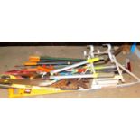 Various hand tools, loppers, hand saw, etc. (a quantity)