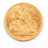 A Queen Victoria gold sovereign 1900, 8.0g.