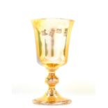 A silver Canterbury Cathedral commemorative goblet, limited edition 257/1350, boxed with