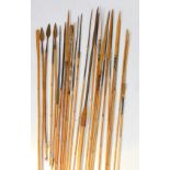 A group of tribal spears, predominantly Papua New Guinuea, 47-138cm L. (25)