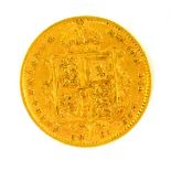 A Queen Victoria gold half sovereign 1891, 4.0g