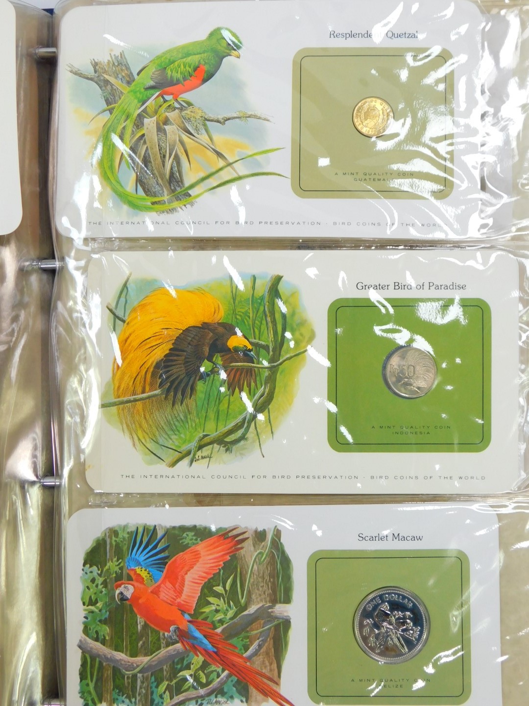 A Bird coins of the world collection, the International Council for Bird Preservation, each - Image 3 of 4