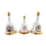Two Bells's Royal Commemorative Whiskey decanters, for The Marriage of Prince Andrew with Miss Sarah