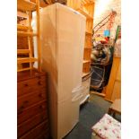 A John Lewis fridge freezer, CBMF390, serial no 925034272, 200cm H, 59cm W.