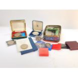 Definitive and commemorative coins, including a Festival of Britain Crown 1951 and a Royal Mint