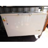 A Scandanova chest freezer, CF135C, 126cm W.