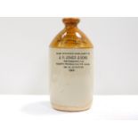 A Pearson & Son stoneware two tone beverages flagon, For J H Jones & Sons (Beverages Limited),