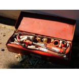 A Sealey Supersnap hydraulic body frame repair kit, cased.