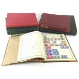 Various stamps and philately. A brown stock album containing early to mid 20thC world stamps,