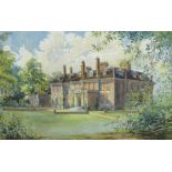 C.L. Adamson (19thC/20thC). Heathfield Park, Sussex, Midsummer 1934, watercolour, signed, dated 1934