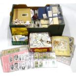 Various cigarette, trade and other cards, to include Park Drive Champions, Chinese Football cards,