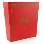 A first edition Kings & Queens of England sterling silver proof album set, containing King and Queen