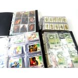 Various cigarette, trade and other cards, Lord of the Rings card collector's storage binder, a