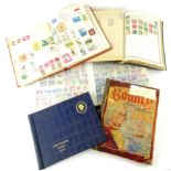 Various stamps and philately. A Wanderer stamp album containing various GB and world used, Silver