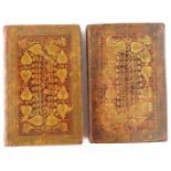 Withdrawn Pre-Sale by Vendor- A 1772 Holy Bible, two volumes, in Scottish herringbone bindings (2).