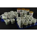 Various Portmeirion Botanic Garden pottery dinnerware, to include sugar and other storage jars