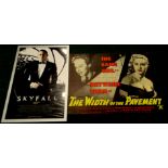 A Columbia Pictures James Bond Skyfall film poster, 90cm x 60cm, and a Quad poster for The Same Girl