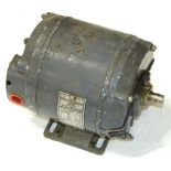 An English Electric Compant AC alternating current single phase motor, MS frame 1400 rpm, serial