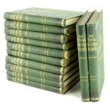 Lydekker (Richard) BA, FRS. The Royal Natural History, illustrated, green pictorial canvas bindings,