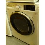 A Blomberg 8 Wash 5 and drive washer dryer, LRF285411W, 85cm high, 58cm wide, 52cm deep.