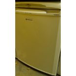 A Hotpoint Future Microban RLA34 fridge, 85cm high, 59cm wide, 61cm deep.