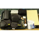 Various cameras and effects etc. Canon, Camlink, various other accessories etc. (a quantity).