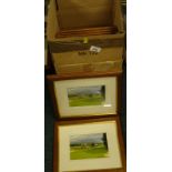 After Baxter. Various golfing prints, glazed and framed. (a quantity)