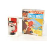 A Meccano jigsaw puzzle maker, boxed.