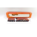 A Hornby OO gauge locomotive and tender 'City of Bristol', LMS red livery, 4-6-2, 6237, R072,