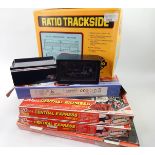 A battery operated 20 piece Moonbow Central Express train set, another, boxed Hattons HA-AB14-004
