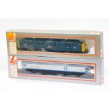 Two Lima OO gauge diesel locomotives, comprising a Class 55 Deltic The Fife and Forfar Yeomanry