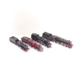 A Tri-ang OO-gauge locomotive 2340, a further locomotive and tender 5112 LMS and two other smaller
