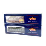 A Bachmann OO gauge Class 108 two coach DMU, BR green livery with speed whiskers, 32-900A, boxed. .