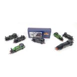 A Bachmann OO-gauge Ginty LMS tank locomotive, black livery 7524, 32-227, boxed, Hornby 51200,