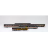 A OO-gauge Intercity locomotive and four coaches, in BR Executive livery, 41097, 42191, 40619 and