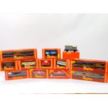Hornby OO-gauge rolling stock, etc., including a car transporter with three cars, R124, British