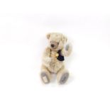 A Dean's Rag Book plush jointed teddy bear, Old Fathertime, in grey, stitched and labelled under