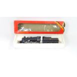 A Hornby OO gauge locomotive and tender, British Rail black livery, 2-6-0, 46400, boxed.