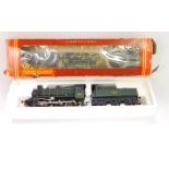 A Hornby OO-gauge locomotive and tender, BR green livery, 2-6-0, 46521, boxed.