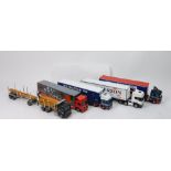 Corgi die cast advertising lorries, including W H Malcom Ltd, A J Anderson, etc. 1:50 scale,