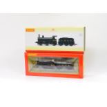 A Hornby OO-gauge J15 Class locomotive and tender, LNER black livery, O-6-0, 7510, boxed.