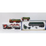 Corgi die cast 1:50 scale advertising lorries, F B Atkins 27601, Damac tanker and Kings of The