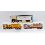 Corgi die cast 1:50 scale lorries, Gibb's, W H Higgins and Sons and Canute, boxed. (3)