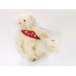 A Merrythought Regal Splendour Coronation bear, 1953-2003, with sash, labelled and stitched under