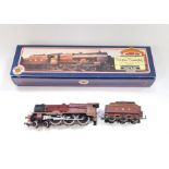 A Bachmann OO gauge Royal Scot Class locomotive 'Sherwood Forester', LMS red livery, 4-6-0, 6112,