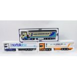 Corgi die cast 1:50 scale advertising lorries, L E Jones Ltd, Norfolk Line CC12204 and Hauliers of